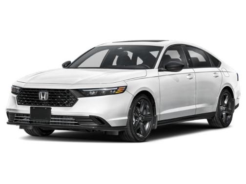 Platinum White Pearl 2026 Honda Accord Hybrid Sport-L