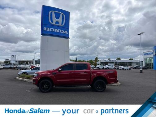 Rapid Red Metallic Tinted Clearcoat 2021 Ford Ranger LARIAT