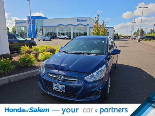 Pacific Blue Pearl 2017 Hyundai Accent SE