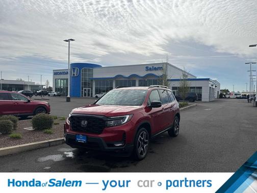 Radiant Red Metallic II 2023 Honda Passport AWD Elite