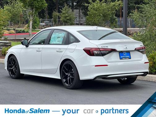 Platinum White Pearl 2026 Honda Civic Sport