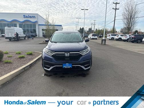 Obsidian Blue Pearl 2021 Honda CR-V Hybrid EX-L