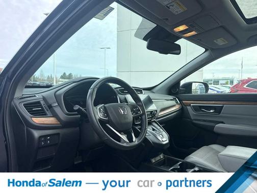 Obsidian Blue Pearl 2021 Honda CR-V Hybrid EX-L