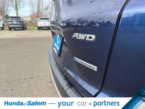 Obsidian Blue Pearl 2021 Honda CR-V Hybrid EX-L