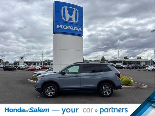 Sonic Gray Pearl 2023 Honda Passport AWD TrailSport