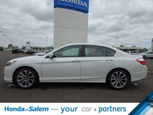 White Orchid Pearl 2014 Honda Accord Sport