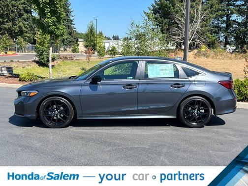 Meteorite Gray Metallic 2026 Honda Civic Sport