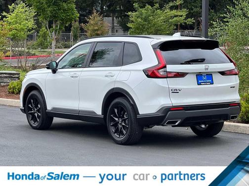 Platinum White Pearl 2026 Honda CR-V Hybrid Sport-L AWD