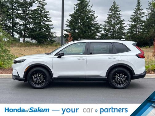 Platinum White Pearl 2026 Honda CR-V Hybrid Sport-L AWD