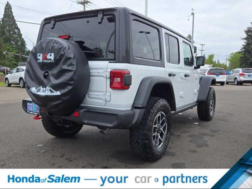 Bright White Clearcoat 2024 Jeep Wrangler Rubicon