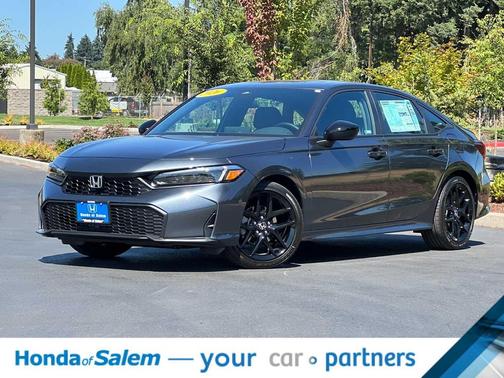 Meteorite Gray Metallic 2026 Honda Civic Sport