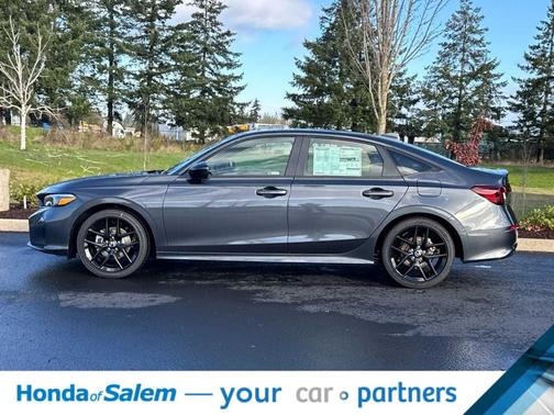 Meteorite Gray Metallic 2026 Honda Civic Hybrid Sport