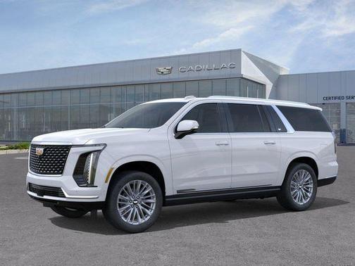 Vibrant White 2026 Cadillac Escalade ESV Luxury
