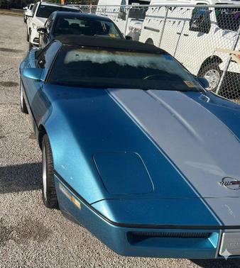 Blue 1989 Chevrolet Corvette Base