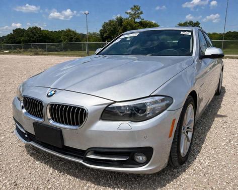 Silver 2016 BMW 528 528i Sedan 4D