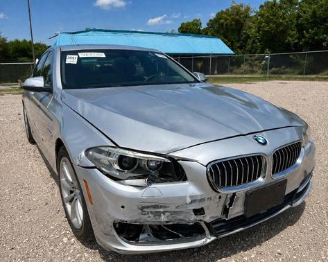Silver 2016 BMW 528 528i Sedan 4D