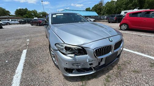 Silver 2016 BMW 528 528i Sedan 4D