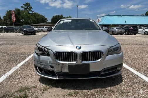 Silver 2016 BMW 528 528i Sedan 4D