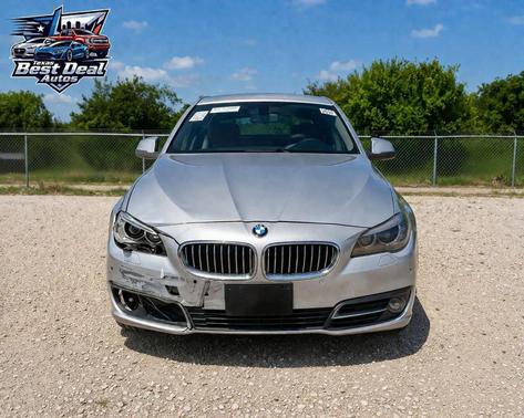 Silver 2016 BMW 528 528i Sedan 4D