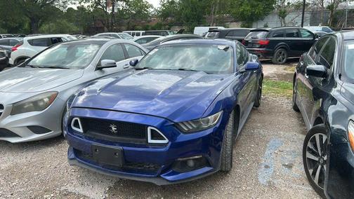Deep Impact Blue Metallic 2015 Ford Mustang EcoBoost