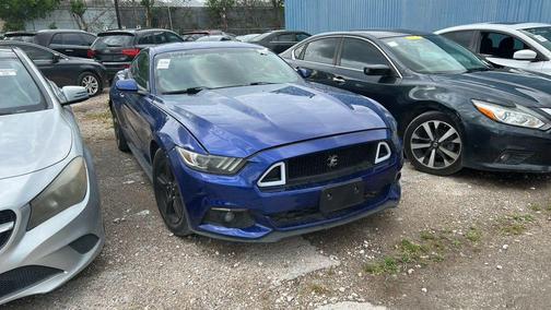 Deep Impact Blue Metallic 2015 Ford Mustang EcoBoost
