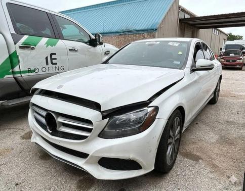 White 2018 Mercedes-Benz C-Class C 300 Sedan 4D