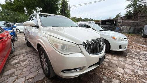 White 2015 Buick Enclave Leather
