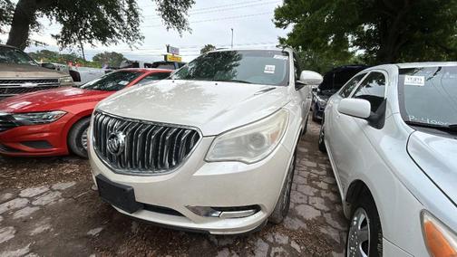 White 2015 Buick Enclave Leather