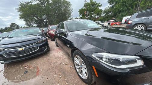 Black 2015 BMW 528 528i Sedan 4D