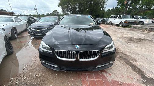 Black 2015 BMW 528 528i Sedan 4D