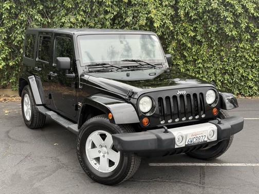 Black Clearcoat 2012 Jeep Wrangler Unlimited Sahara