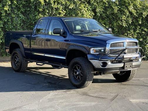 Blue 2004 Dodge Ram 1500 SLT Quad Cab