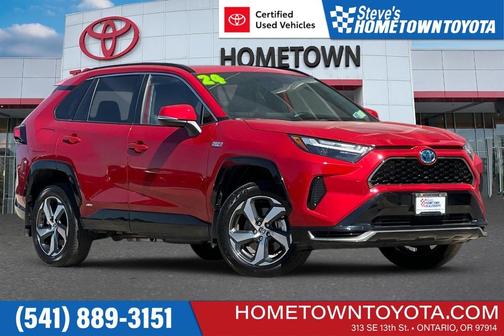 Supersonic Red 2024 Toyota RAV4 Prime SE