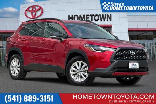 Soul Red Crystal 2025 Toyota Corolla Cross LE