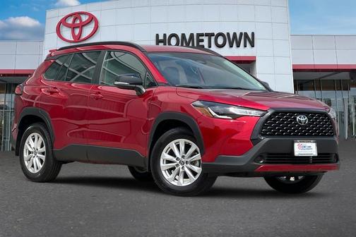 Soul Red Crystal 2025 Toyota Corolla Cross LE