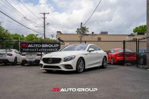 White 2019 Mercedes-Benz S-Class 4MATIC Coupe