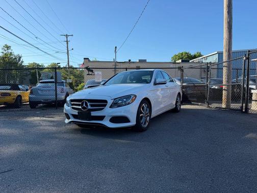 White 2018 Mercedes-Benz C-Class C 300 Sedan 4D