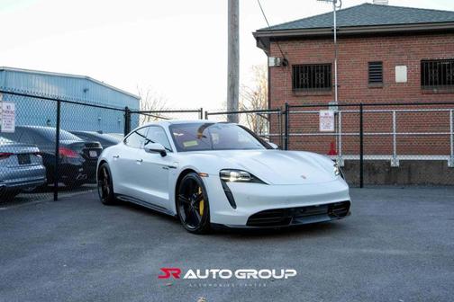 White 2020 Porsche Taycan Turbo S