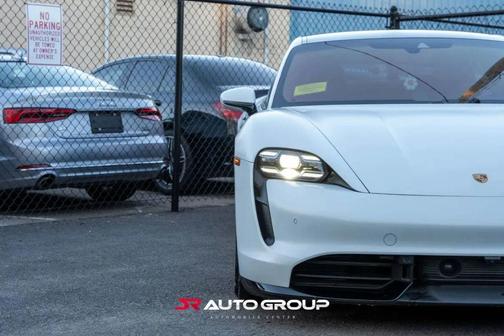 White 2020 Porsche Taycan Turbo S