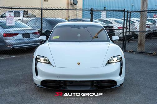 White 2020 Porsche Taycan Turbo S