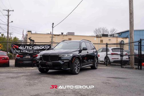 Blue 2022 BMW X7 M50i