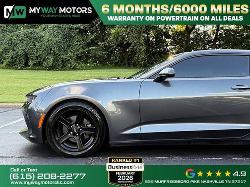 Nightfall Gray Metallic 2017 Chevrolet Camaro 1LT