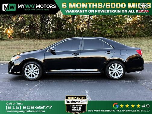 Attitude Black Metallic 2013 Toyota Camry XLE