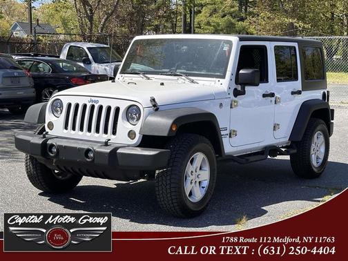 Bright White Clearcoat 2017 Jeep Wrangler Unlimited Sport