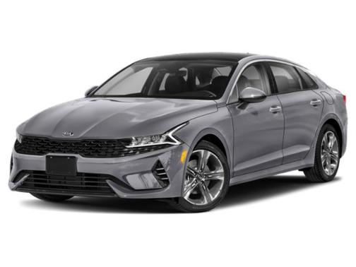 Gray 2021 Kia K5 EX Auto FWD
