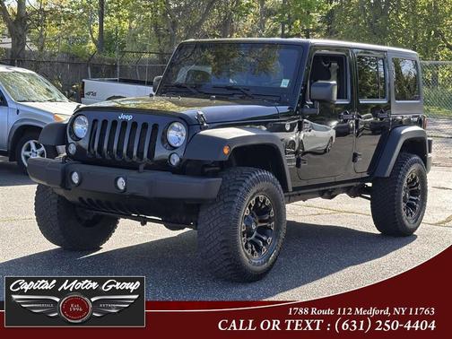 Black 2017 Jeep Wrangler Unlimited Sport