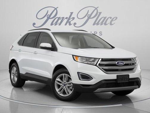 White Platinum Clearcoat Metallic 2015 Ford Edge SEL
