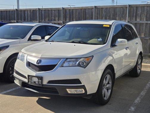 Aspen White Pearl 2011 Acura MDX 3.7L Technology