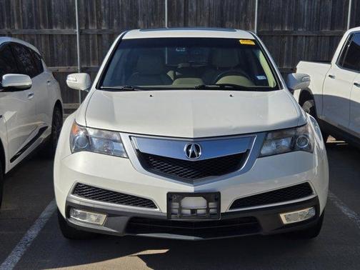 Aspen White Pearl 2011 Acura MDX 3.7L Technology