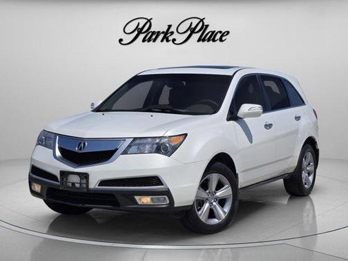 Aspen White Pearl 2011 Acura MDX 3.7L Technology